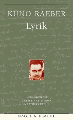 Lyrik / Werke Bd.1 - Raeber, Kuno