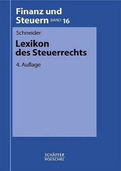 Lexikon des Steuerrechts - Schneider, Josef