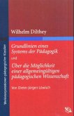 Wilhelm Dilthey 'Grundlinien eines Systems der Pädagogik' und 'Über die Möglichkeit einer allgemeingültigen pädagogische