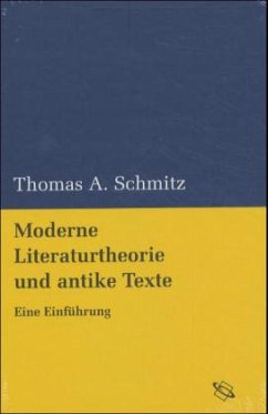 Moderne Literaturtheorie und antike Texte - Schmitz, Thomas A.