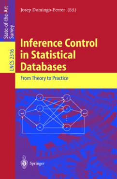 Inference Control in Statistical Databases - Domingo-Ferrer, Josep (ed.)
