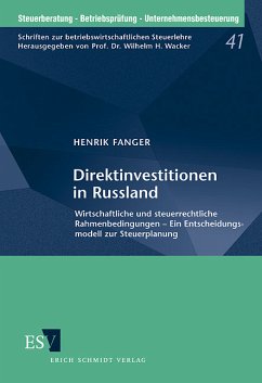 Direktinvestitionen in Russland - Fanger, Henrik