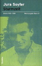 Cover Sturmzeit. Briefe 1931-1939