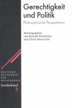 Gerechtigkeit und Politik - Schmücker, Reinold / Steinvorth, Ulrich (Hgg.)