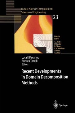 Recent Developments in Domain Decomposition Methods - Pavarino, Luca F. / Toselli, Andrea (eds.)
