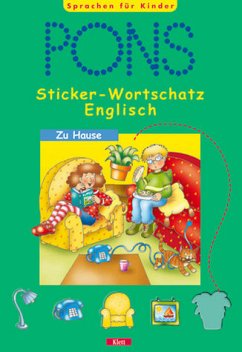 Cover PONS Sticker-Wortschatz Englisch, Zu Hause