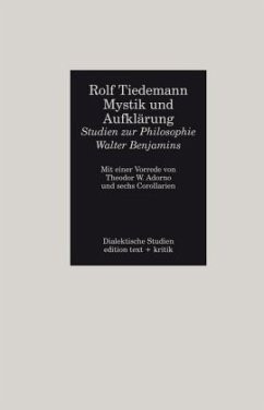 Mystik und Aufklärung - Tiedemann, Rolf