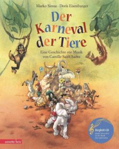 Der Karneval der Tiere, m. Audio-CD - Simsa, Marko; Eisenburger, Doris