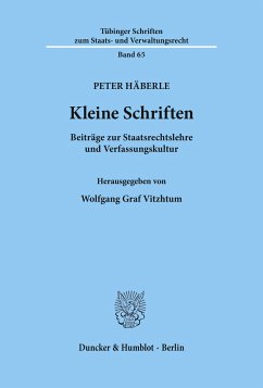 Kleine Schriften. - Häberle, Peter