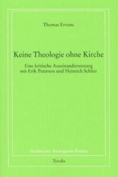 Keine Theologie ohne Kirche - Ervens, Thomas