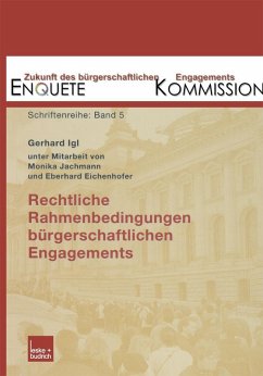 Cover Rechtliche Rahmenbedingungen bürgerschaftlichen Engagements