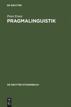 Pragmalinguistik - Ernst, Peter