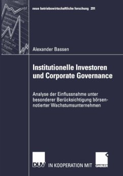 Institutionelle Investoren und Corporate Governance - Bassen, Alexander