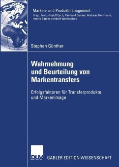Wahrnehmung und Beurteilung von Markentransfers - Günther, Stephan