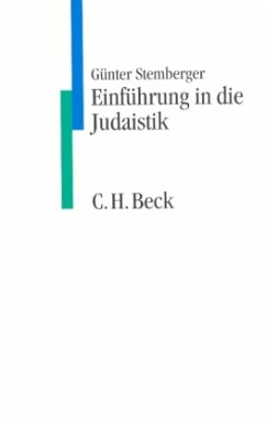 Einführung in die Judaistik - Stemberger, Günter