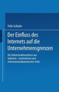 Der Einfluss des Internets auf die Unternehmensgrenzen - Schuler, Felix