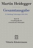 Gesamtausgabe Abt. 2 Vorlesungen 1919 - 1944 Bd. 18. Grundbegriffe der aristotelischen Philosophie