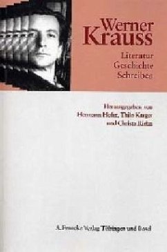 Cover Werner Krauss - Literatur, Geschichte, Schreiben