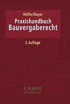 Praxishandbuch Bauvergaberecht