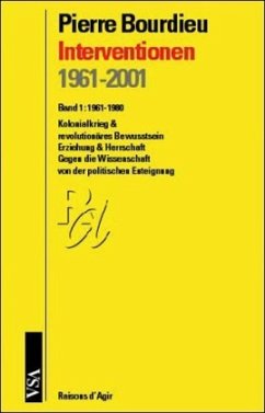 Interventionen 1961-2001 / Interventionen 1961-2001 / Interventionen 1961-2001 1 - Bourdieu, Pierre