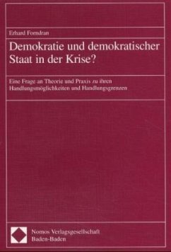 Demokratie und demokratischer Staat in der Krise? - Forndran, Erhard