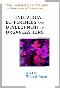Individual Differences and Development in Organisations - Pearn, Michael