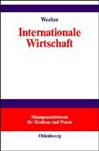Internationale Wirtschaft - Weeber, Joachim