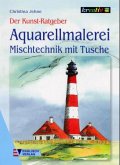 Aquarellmalerei, Mischtechnik mit Tusche