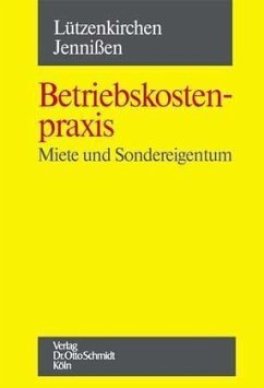 Betriebskostenpraxis - Jennißen, Georg; Lützenkirchen, Klaus