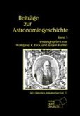 Beiträge zur Astronomiegeschichte Beiträge zur Astronomiegeschichte