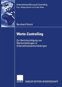 Werte-Controlling - Hirsch, Bernhard