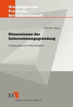 Dimensionen der Unternehmensgründung Dimensionen der Unternehmensgründung