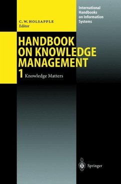 Handbook on Knowledge Management 1 - Holsapple, Clyde W. (ed.)