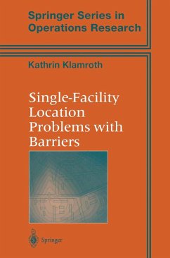Single-Facility Location Problems with Barriers - Klamroth, Kathrin