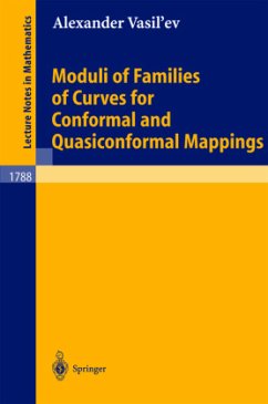 Moduli of Families of Curves for Conformal and Quasiconformal Mappings - Vasil'ev, Alexander