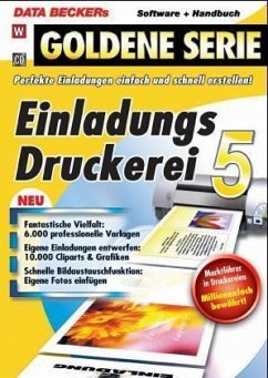 Cover Einladungs-Druckerei, 1 CD-ROM