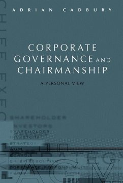 Corporate Governance and Chairmanship - Cadbury, Adrian