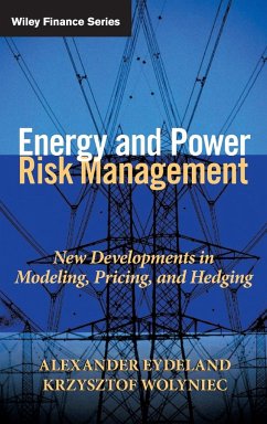 Energy and Power Risk Management - Eydeland, Alexander; Wolyniec, Krzysztof
