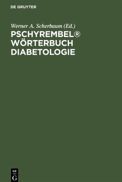 Pschyrembel Wörterbuch Diabetologie