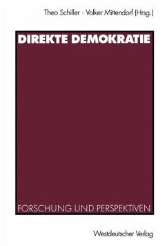 Direkte Demokratie - Schiller, Theo / Mittendorf, Volker (Hgg.)