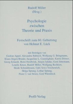 Psychologie zwischen Theorie und Praxis - Miller, Rudolf (Hrsg.)