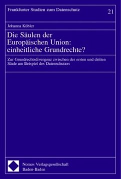 Die Säulen der Europäischen Union: einheitliche Grundrechte? - Kübler, Johanna