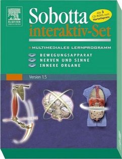 Sobotta interaktiv Set, 3 CD-ROMs - Sobotta, Johannes