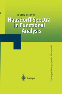 Hausdorff Spectra in Functional Analysis - Smirnov, Eugeny