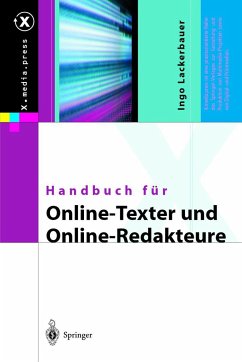 Handbuch für Online-Texter und Online-Redakteure - Lackerbauer, Ingo