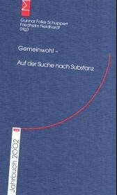 Cover Gemeinwohl - Auf der Suche nach Substanz / WZB-Jahrbuch Jahrb.2002