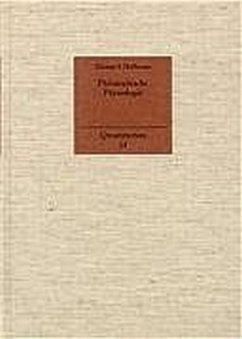 Philosophische Physiologie - Hoffmann, Thomas Sören