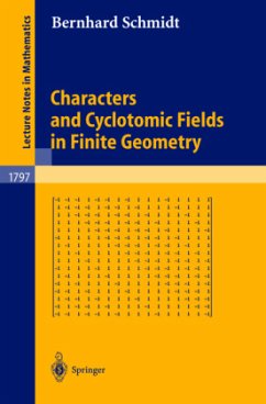 Characters and Cyclotomic Fields in Finite Geometry - Schmidt, B.