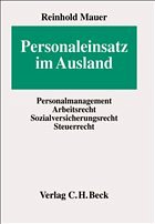 Personaleinsatz im Ausland - Mauer, Reinhold