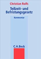 Cover Teilzeit- und Befristungsgesetz, Kommentar